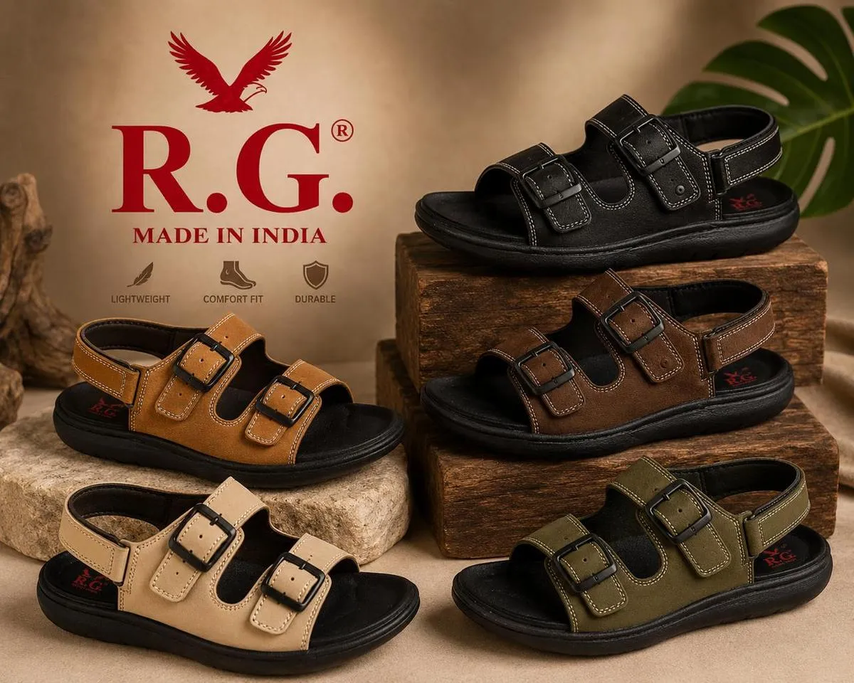 RG Made in India Men's Sandal Collection